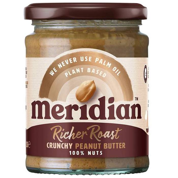 Meridian Foods - Rich Roast Crunchy Peanut Butter, 280g