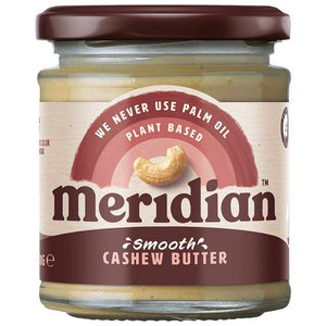 Meridian Foods - Smooth Cashew Butter | Multiple Sizes