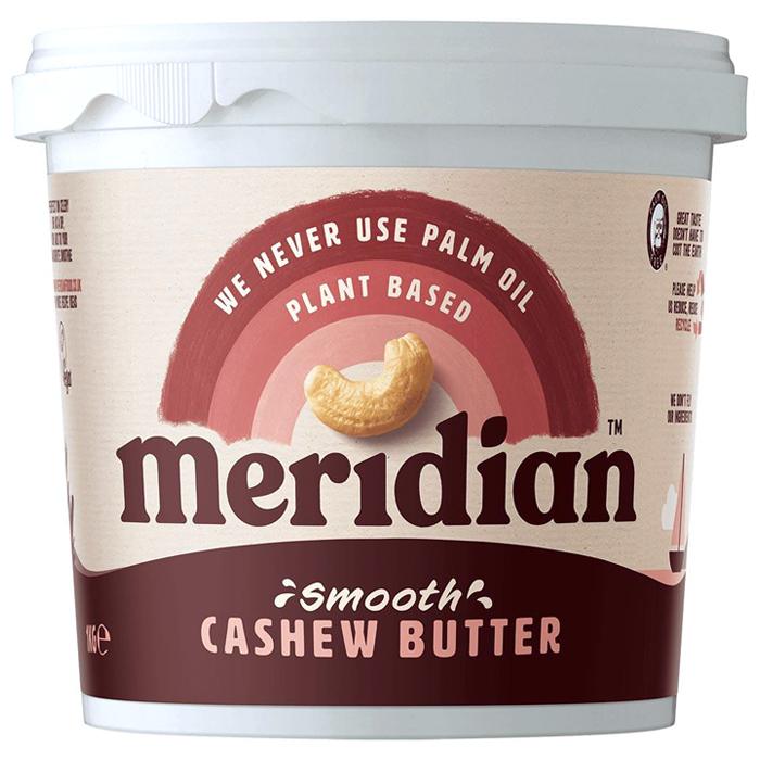 Meridian Foods - Smooth Cashew Butter 100% Nuts - 1kg
