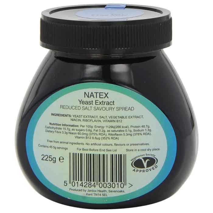 Modern Health - Natex Savoury Spread Low Salt, 225g - back
