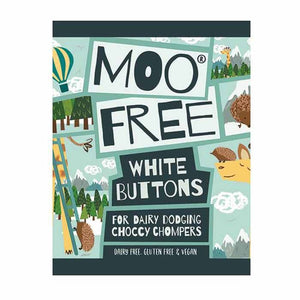 Moo Free - Buttons - White, 25g | Multiple Options