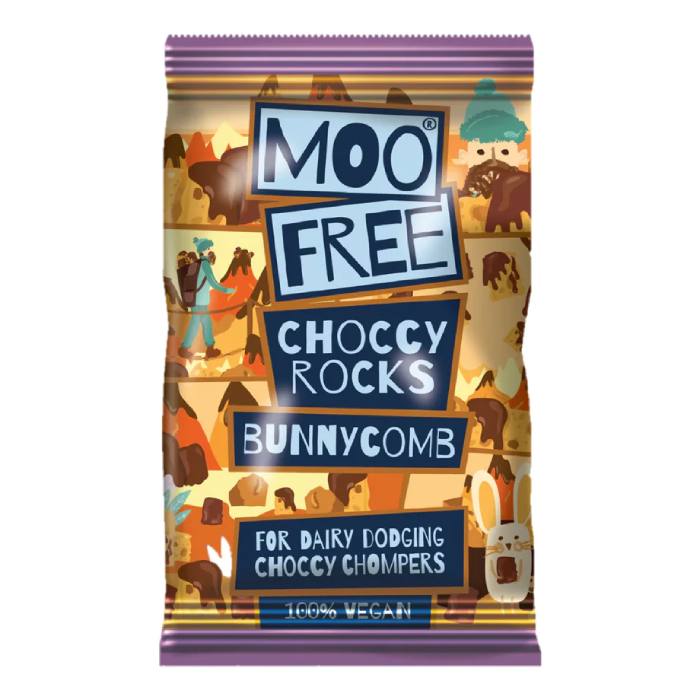 Moo Free - Choccy Rocks Bunnycomb, 35g