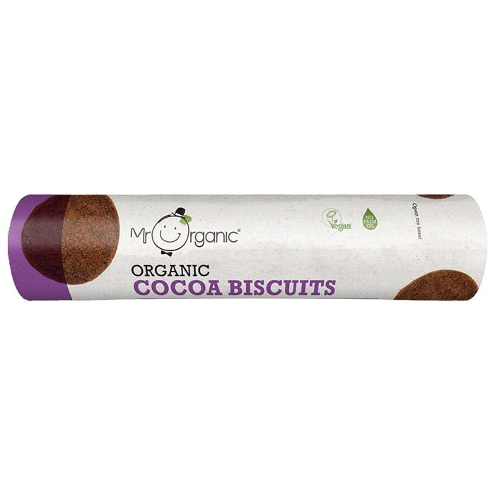 Mr Organic - Cocoa Biscuits, 250g  Pack of 12