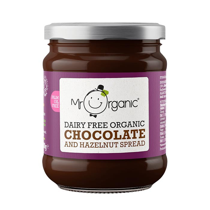 Mr Organic - Dairy-Free Chocolate & Hazelnut Spread, 200g