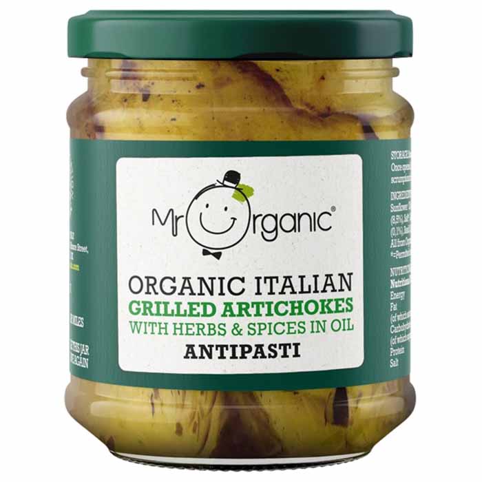 Mr Organic - Grilled Artichoke Antipasti, 190g