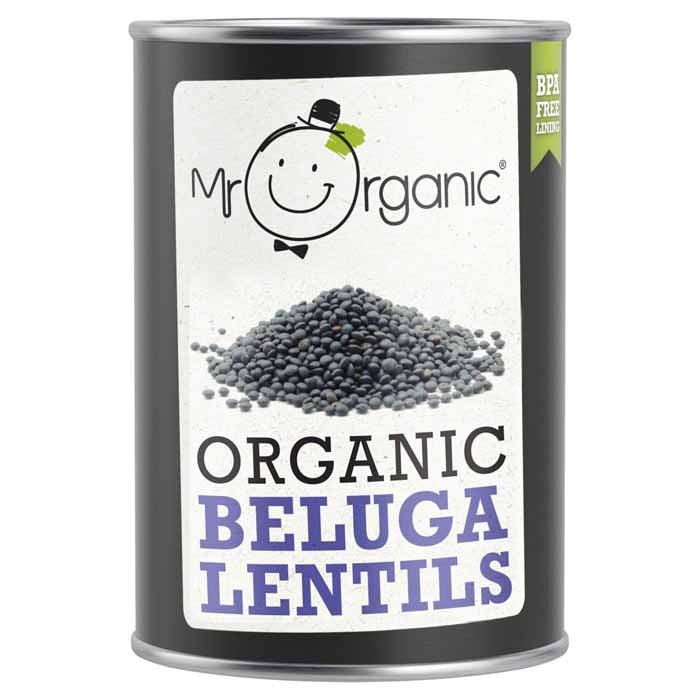 Mr Organic - Organic Beluga Lentils, 400g