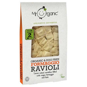 Mr Organic - Organic Egg-Free Formaggio Ravioli, 250g