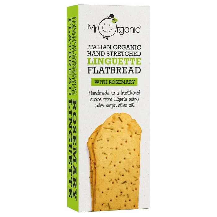 Mr Organic - Organic Linguette Flatbread Rosemary, 150g - front