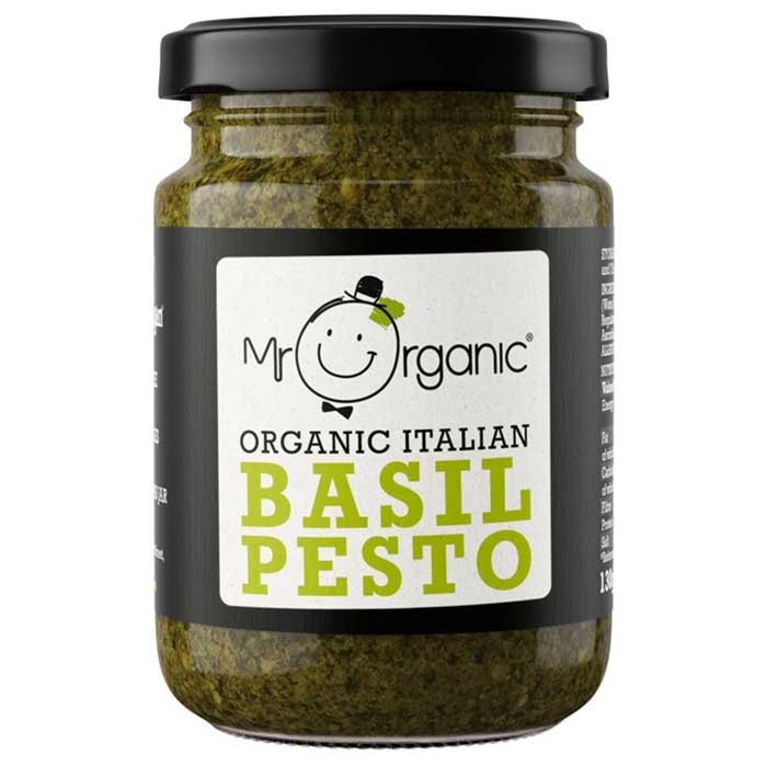 Mr Organic - Organic Vegan Basil Pesto, 130g
