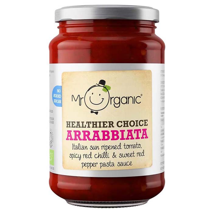Mr Organic - Pasta Sauce - Organic Chilli Arrabiata, 350g