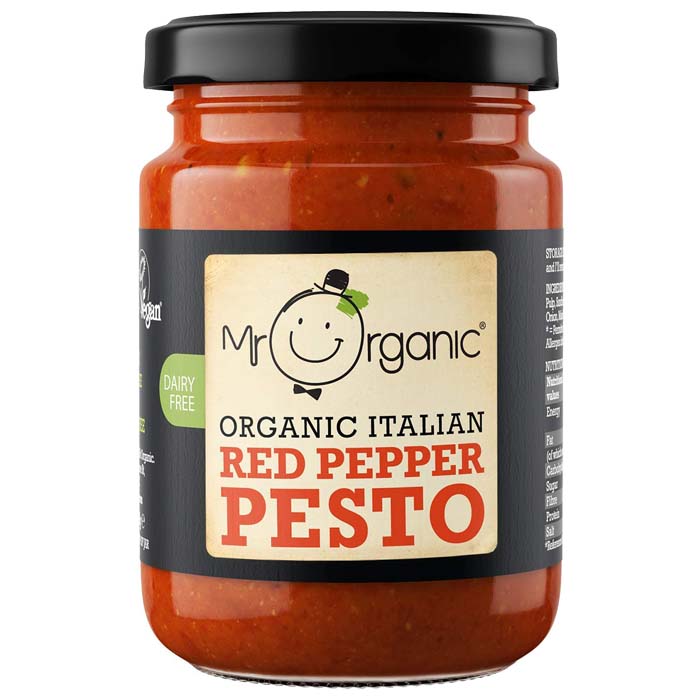 Mr Organic - Vegan Red Pepper Pesto, 130g