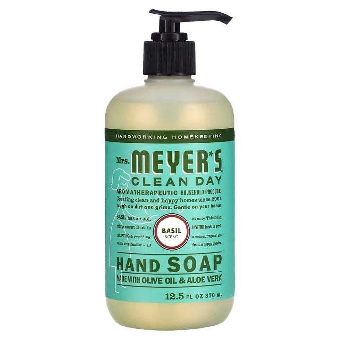 Mrs Meyer's Clean Day - Basil Hand Soap, 370ml