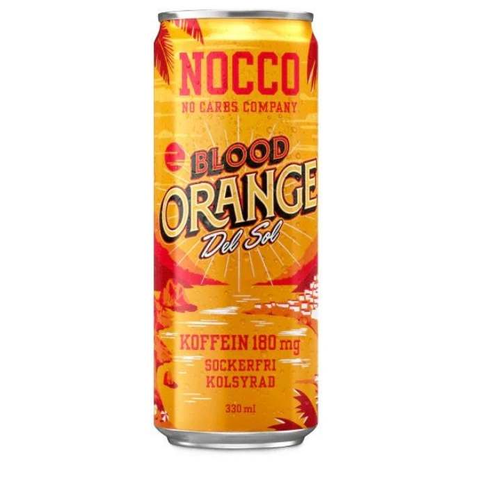 NOCCO-BCAA BloodOrange Del Sol Energy Drinks_330ml - front