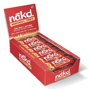 Nakd - Bakewell Tart Gluten Free Fruit & Nut Bars, 35g | Pack of 18