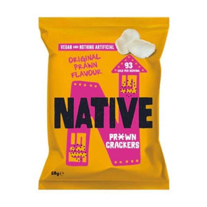 Native Snacks - Pr*wn Crackers, 60g | Multiple Options