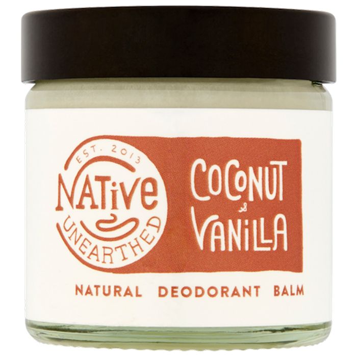 Native Unearthed - Natural Deodorant Balm Coconut & Vanilla, 60g