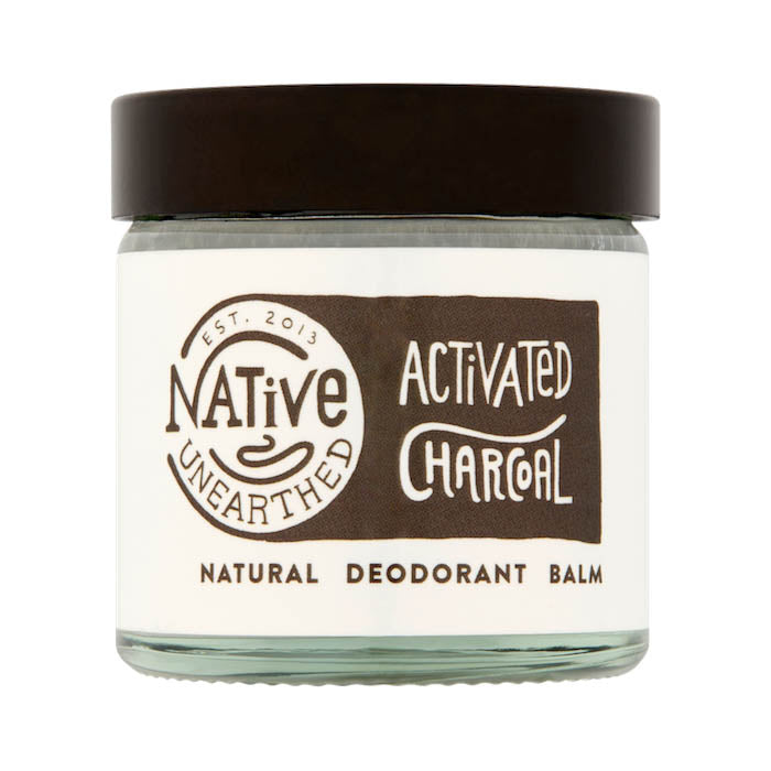 Native Unearthed - Natural Deodorant Balms - Activated Charcoal, 60g 