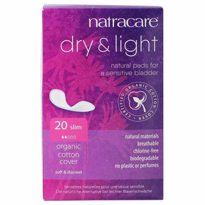 Natracare - Dry & Light Slim Incontinence Pads, 20 Pads