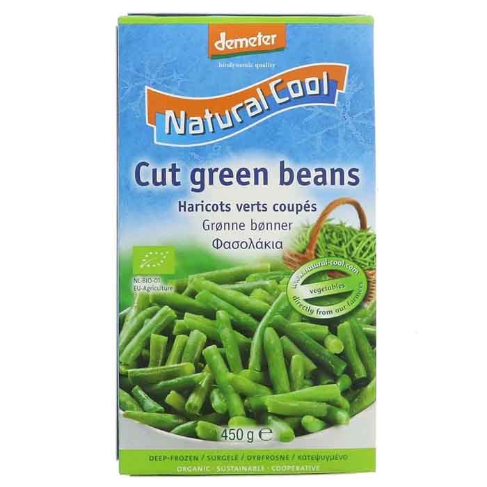 Natural Cool - Organic Cut Green Beans, 450g