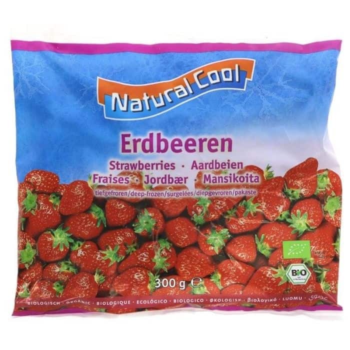 Natural Cool - Organic Strawberries, 300g - front