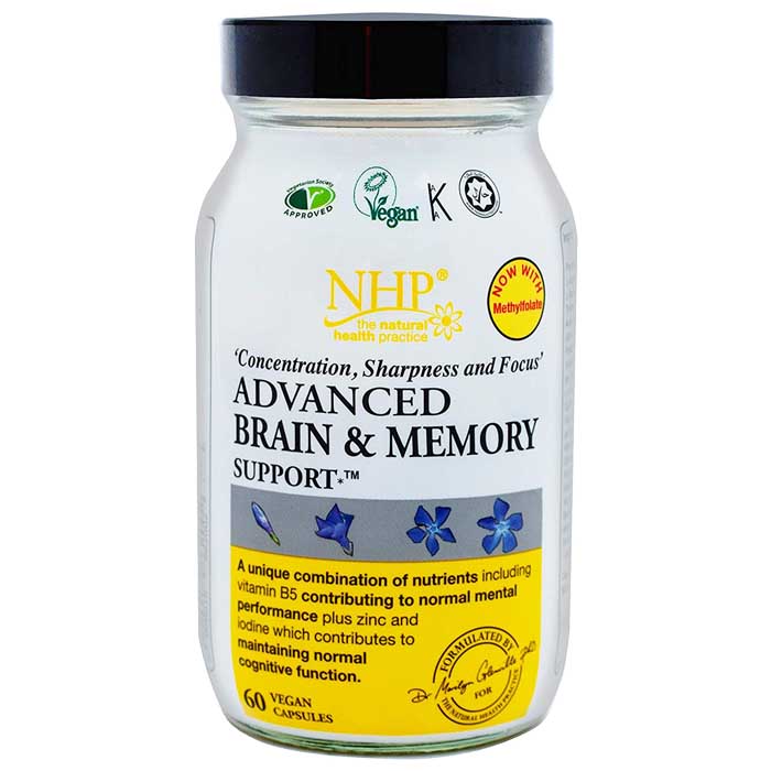 Natural Health Practice - Advanced Brain & Memory Support, 60 Capsules