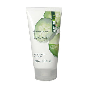 Naturaline - Organic Facial Wash Cucumber & Guava, 150ml