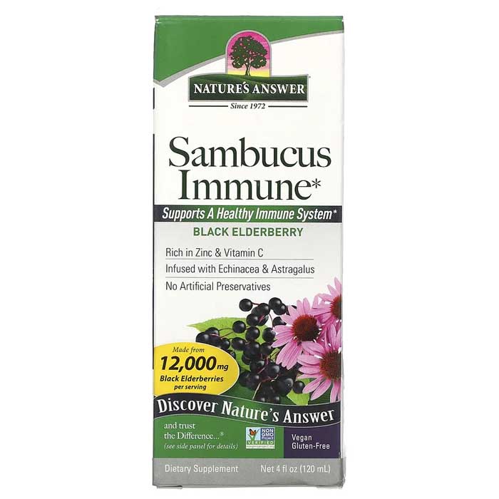Nature's Answer - Sambucus Black Elderberry, 120ml
