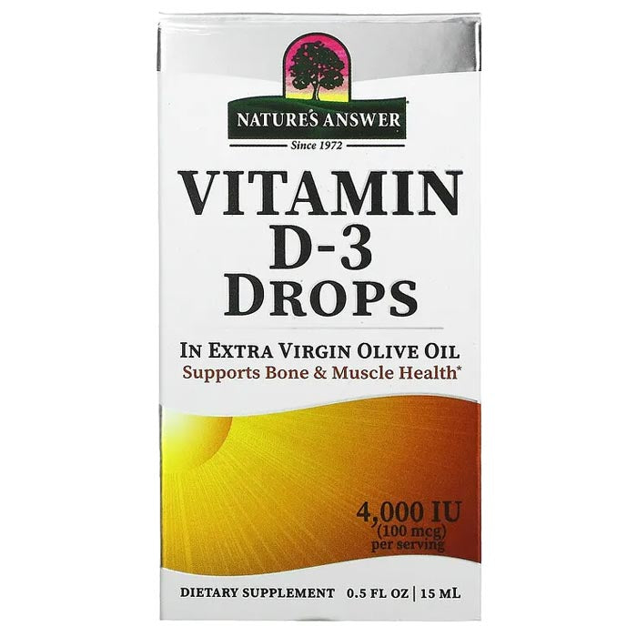 Nature's Answer - Vitamin D3 Drops, 15ml