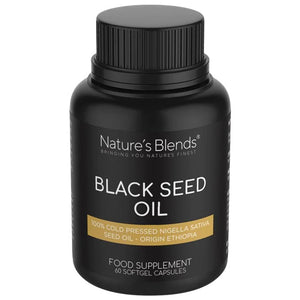 Nature's Blends - Virgin Black Seed Oil, 60 Capsules