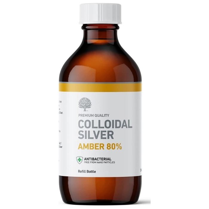 Nature's Greatest Secret - Amber 80% True Colloidal Silver | 300 ml (Bottle) - Front
