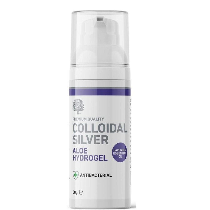 Nature's Greatest Secret - Colloidal Silver Aloe Hydrogel with Lavender | 50 ml - Front