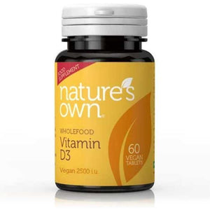 Nature's Own - Vegan Vitamin D3 from Lichen Extract, 60 Tablets