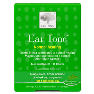 New Nordic - Ear Tone™ Supplement for Tinnitus Relief, 30 Tablets