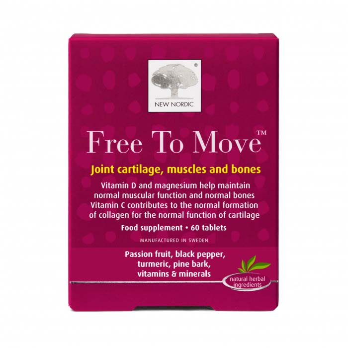 New Nordic - Free To Move Joint Cartilage, Muscles & Bones, 60 Tablets