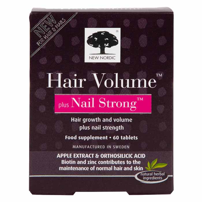 New Nordic - Hair Volume plus Nail Strong, 60 Tablets