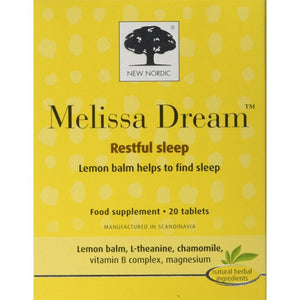 New Nordic - Melissa Dream Lemon Balm Sleep Aid | Multiple Sizes