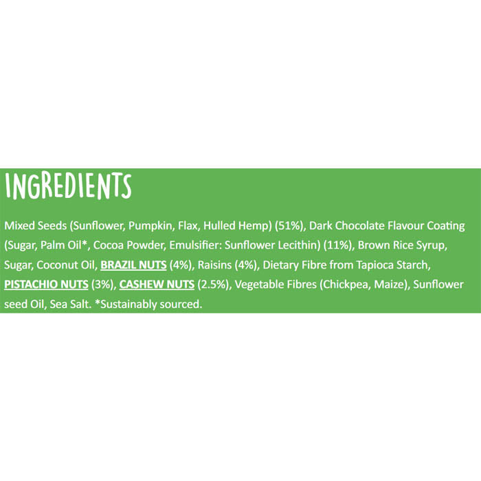 Nine - Dark Chocolate Bars Multipack - Pistachio & Brazil (12 Bars), 4x40g - back