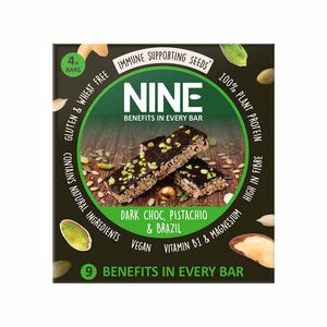 Nine - Dark Chocolate Bars Multipack, 4x40g | Multiple Options