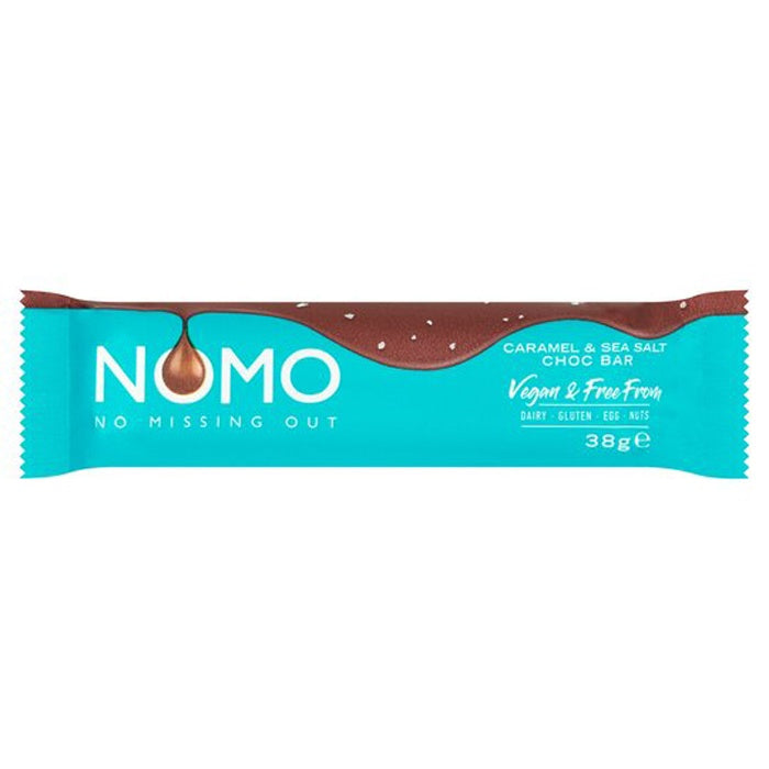 Nomo - Caramel & Sea Salt Choc Bar, 38g