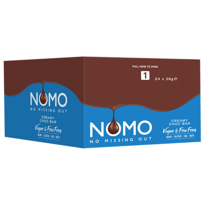 Nomo - Creamy Choc Bar 38g ,24-Pack