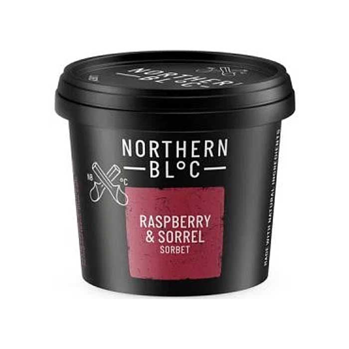 Northern Bloc - Vegan Raspberry and Sorrel Sorbet, 100ml  Pack of 24