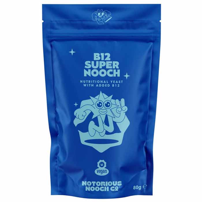 Notorious Nooch - B12 Organic Yeast Flakes Super, 80g