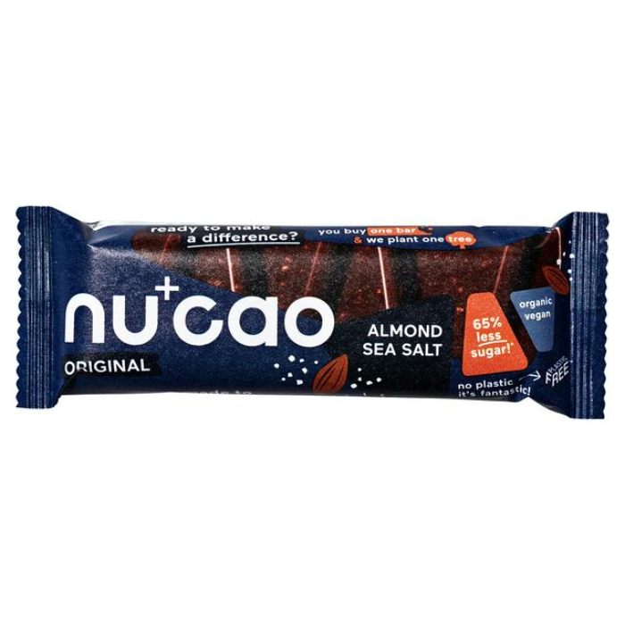 Nucao - Organic Vegan Chocolate Original Almond Sea Salt, 40g