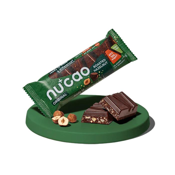 Nucao - Organic Vegan Chocolate Original Roasted Hazelnut, 40g