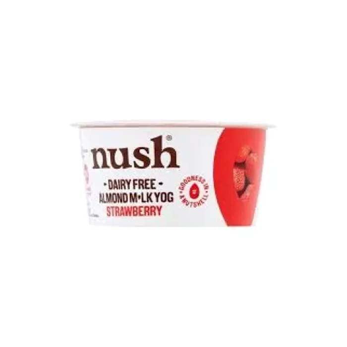 Nush - Almond Strawberry Yoghurt, 120g  Pack of 6