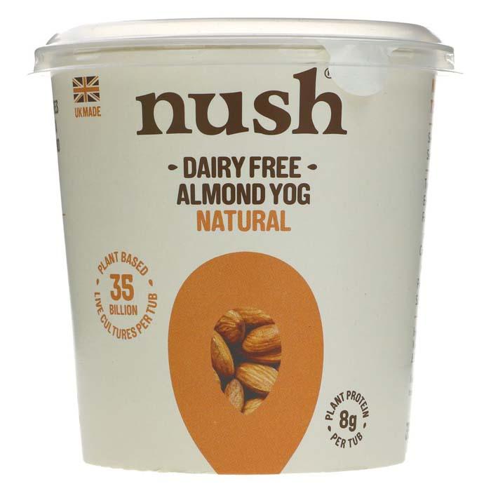 Nush - Natural Almond Yoghurt, 350g  Pack of 6