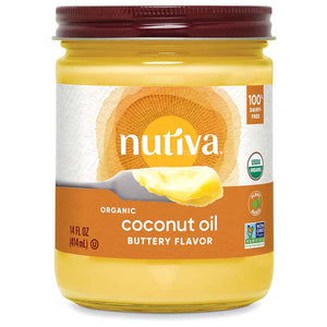 Nutiva - Organic Coconut Oil Buttery Flavour, 414ml