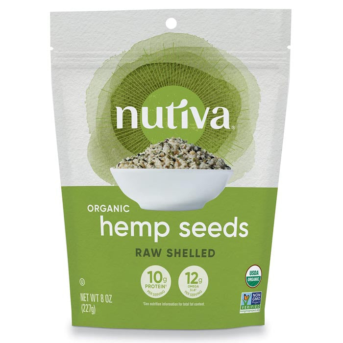 Nutiva - Organic Raw Shelled Hempseed, 227g