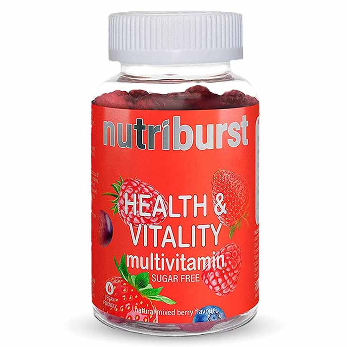 Nutriburst - Health & Vitality Multivitamins Gummies, 60 Gummies