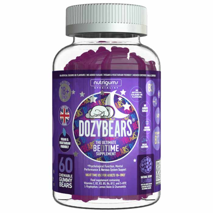 Nutrigums - Dozybears The Ultimate Bedtime Supplement, 60 Gummies